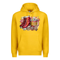 Lemon Christmas Ice Skating Premium Hoodie - CowhideDigitalArt