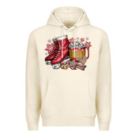 Tofu Christmas Ice Skating Premium Hoodie - CowhideDigitalArt