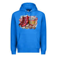 True Royal Christmas Ice Skating Premium Hoodie - CowhideDigitalArt