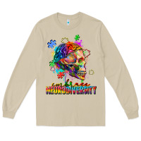 Mushroom Embrace neurodiversity Long Sleeve Tee - FaDigitalArtStudio
