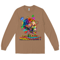 Toasted Coconut Embrace neurodiversity Long Sleeve Tee - FaDigitalArtStudio