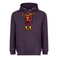 Plum turbo man Heavyweight Hoodie - maiPhamDesign