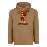 Toasted Coconut turbo man Heavyweight Hoodie - maiPhamDesign