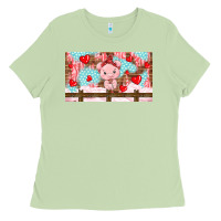 Matcha cute pig Ladies Tee - TumblerDesignByShophia