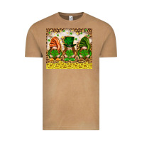 Vintage Camel St. Patrick's Day gnomies with leopard tumbler Vintage Tee - HowdyJamesFarm