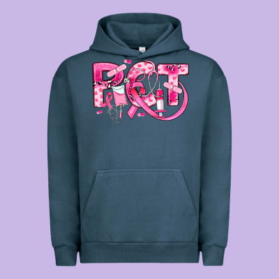 Breast Cancer Pct Patient Care Technician Urban Hoodie Designed By Jahusdesignshop