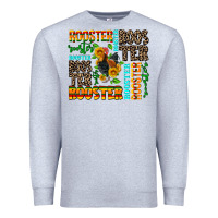 Heather Grey rooster Premium Sweatshirt - AdoDesignShop