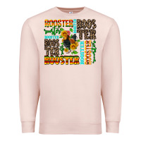 Pale Pink rooster Premium Sweatshirt - AdoDesignShop