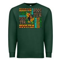 Sports Green rooster Premium Sweatshirt - AdoDesignShop