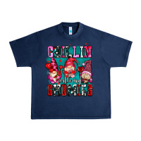 Navy chillin with my gnomies olivia Urban Heavy Tee - OliviaCreatesArt