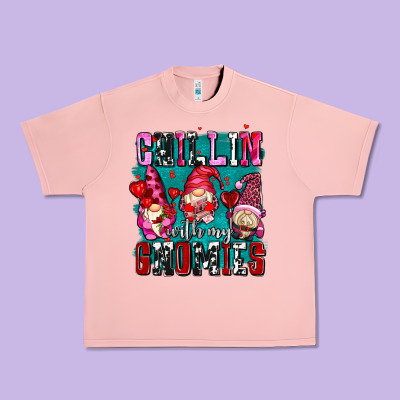 Chillin With My Gnomies Olivia Urban Heavy Tee Designed By Oliviacreatesart