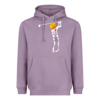 Lavender Golf Skeleton Pumpkin Halloween Shirt Heavyweight Hoodie - maiPhamDesign