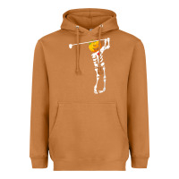 Meerkat Golf Skeleton Pumpkin Halloween Shirt Heavyweight Hoodie - maiPhamDesign