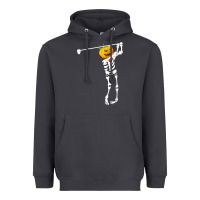 Smoke Golf Skeleton Pumpkin Halloween Shirt Heavyweight Hoodie - maiPhamDesign