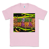 Bubblegum Pink Spooky mama Classic Tee - Artiststas