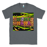 Charcoal Heather Spooky mama Classic Tee - Artiststas