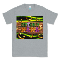 Heather Grey Spooky mama Classic Tee - Artiststas
