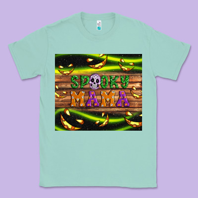 Spooky Mama Classic Tee Designed By Artiststas