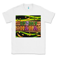 White Spooky mama Classic Tee - Artiststas