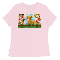 Bubblegum Pink cute horse Ladies Tee - TumblerDesignByShophia