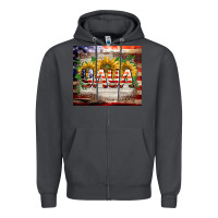 Smoke patriotic yaya tumbler Zipper Hoodie - BarkalooDesign
