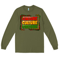 Army Green culture Long Sleeve Tee - FaDigitalArtStudio