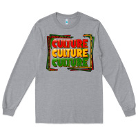 Heather Grey culture Long Sleeve Tee - FaDigitalArtStudio