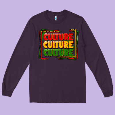 Culture Long Sleeve Tee Designed By Fadigitalartstudio