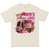 Bone Cupid's love lodge with truck Valentine's Day Premium Tee - HowdyJamesFarm
