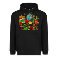 Black christmas jolly teachers Heavyweight Hoodie - AdoDesignShop