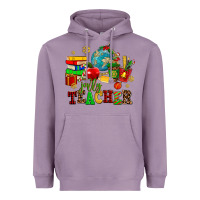 Lavender christmas jolly teachers Heavyweight Hoodie - AdoDesignShop