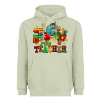 Matcha christmas jolly teachers Heavyweight Hoodie - AdoDesignShop