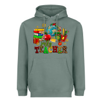 Sage christmas jolly teachers Heavyweight Hoodie - AdoDesignShop