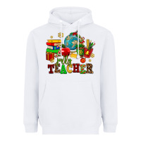 White christmas jolly teachers Heavyweight Hoodie - AdoDesignShop