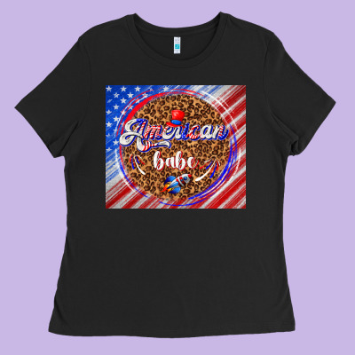American Babe Ladies Tee Designed By Tumblerdesignbyshophia