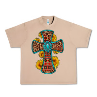 Burro gemstone sunflower leopard cross Urban Heavy Tee - OliviaCreatesArt
