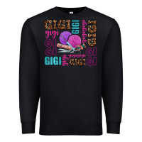 Black gigi gigi with knitting Premium Sweatshirt - AdoDesignShop