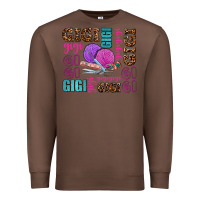 Chestnut gigi gigi with knitting Premium Sweatshirt - AdoDesignShop