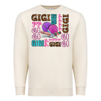 Sandshell gigi gigi with knitting Premium Sweatshirt - AdoDesignShop
