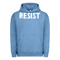 Pigment Pebble Blue resist Urban Hoodie - maiPhamDesign