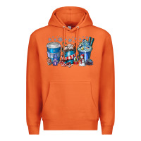 Carrot Christmas Coffee Premium Hoodie - CowhideDigitalArt