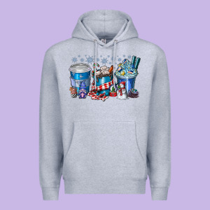 Christmas Coffee Premium Hoodie Designed By Cowhidedigitalart