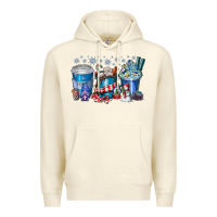 Sandshell Christmas Coffee Premium Hoodie - CowhideDigitalArt