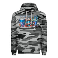 Slate Camo Christmas Coffee Premium Hoodie - CowhideDigitalArt
