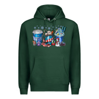 Sports Green Christmas Coffee Premium Hoodie - CowhideDigitalArt