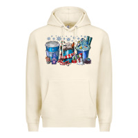 Tofu Christmas Coffee Premium Hoodie - CowhideDigitalArt