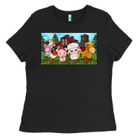 Cute Farm Animals Ladies Tee | Teevron