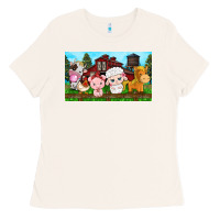Bone cute farm animals Ladies Tee - TumblerDesignByShophia