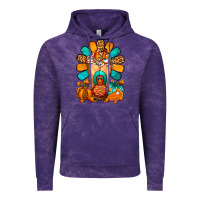 Cloud Purple Thanksgiving Cold Drink Frappe Vintage Hoodie - FaDigitalArtStudio