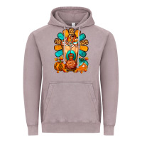 Vintage Zinc Thanksgiving Cold Drink Frappe Vintage Hoodie - FaDigitalArtStudio